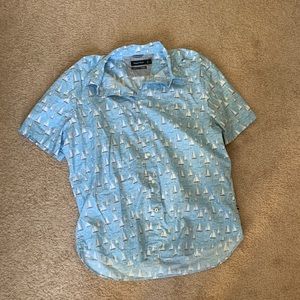 Navtech Light Blue Patterned Fishing Shirt